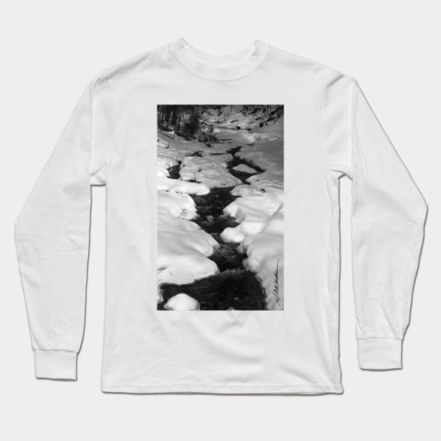 Chateauguay Stream Long Sleeve T-Shirt by srwdesign